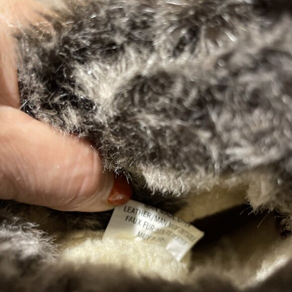 SPORTO Women's Snow Boot Size 7.5 M Burgundy Quilted Waterproof Faux Fur Lining - Picture 9 of 11